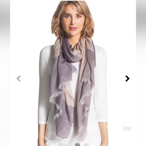 Chico’s oversized boho fringe scarf/shawl - Picture 1 of 6